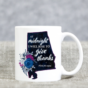 Choose From 50 States - Midnight Sky Bible Verse Ceramic Mug