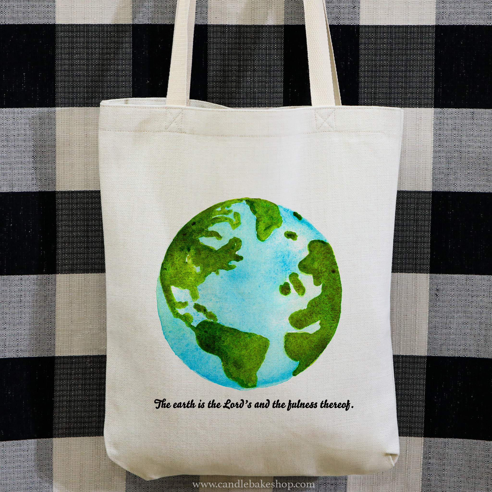 Earth Day Tote Bag - Bible Verse