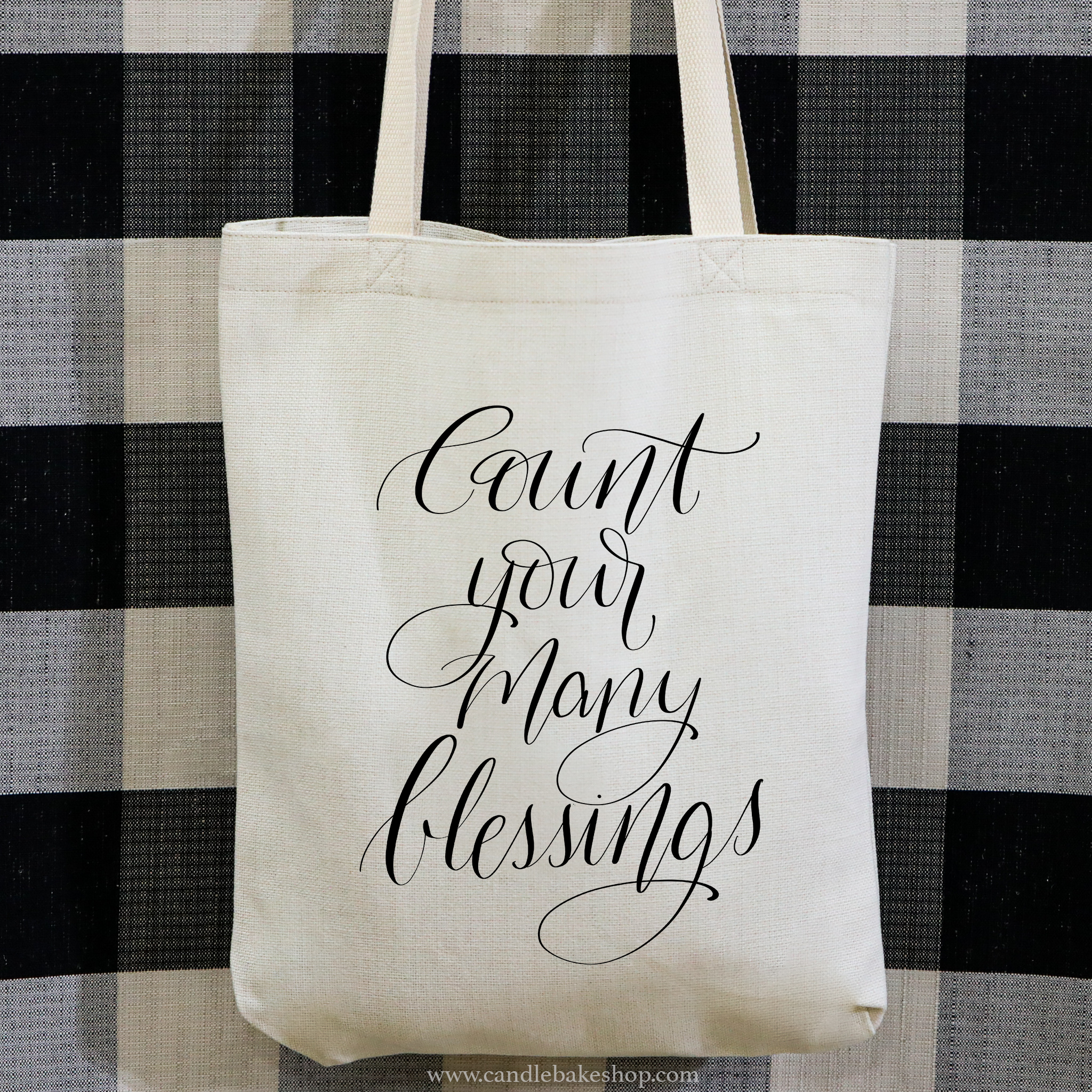Count Your Many Blessings Tote Bag