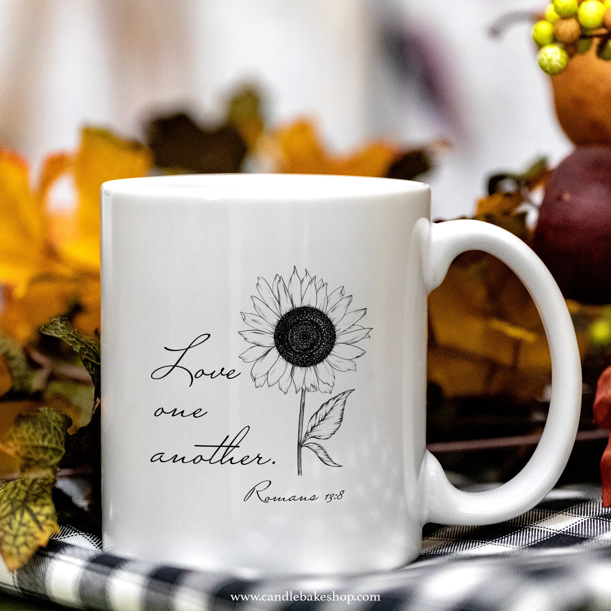 Love One Another Scripture Mug