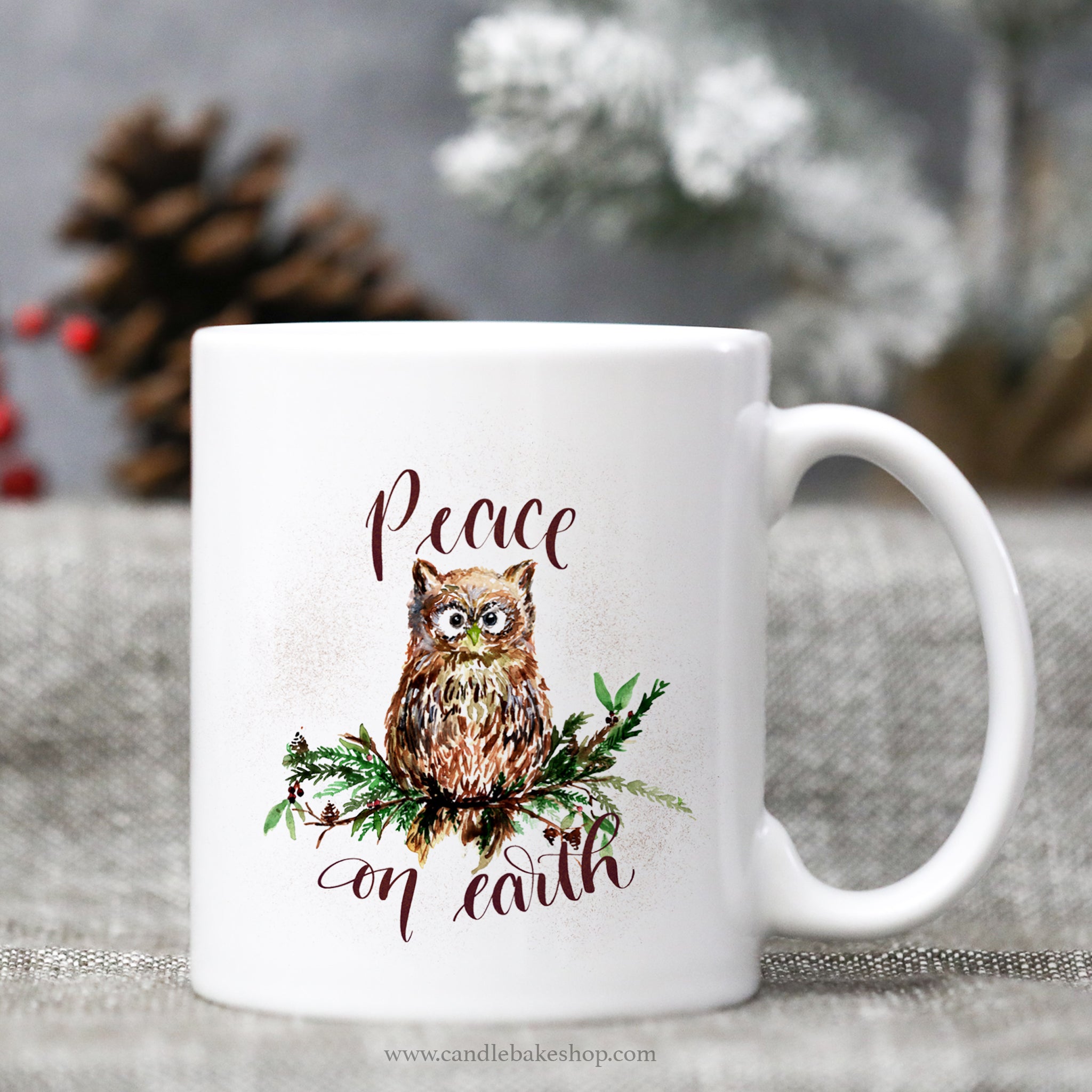 Peace On Earth Christmas Mug